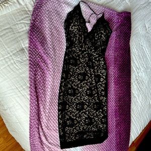 Sexy lace black dress